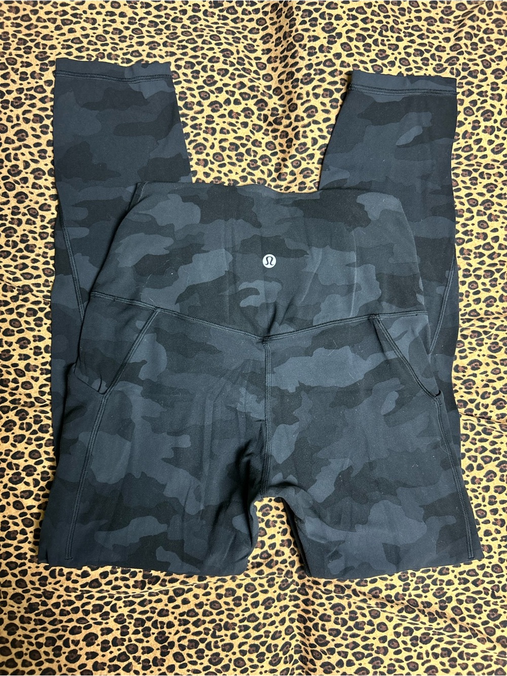 lululemon athletica Black Camo High-Rise Leggings
